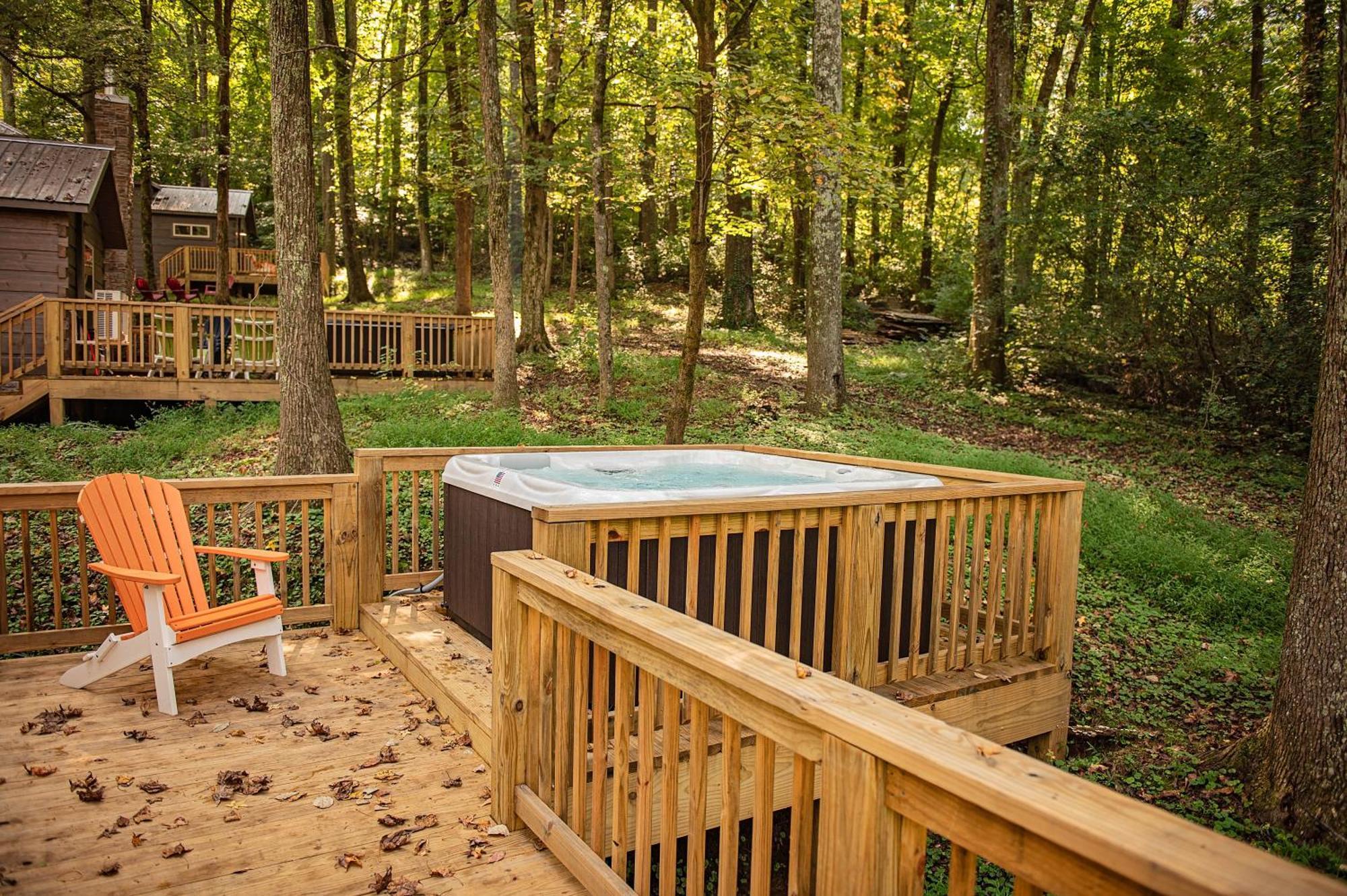 Lena Cabin Wooded Tiny Cabin - Hot Tub Chattanooga Extérieur photo