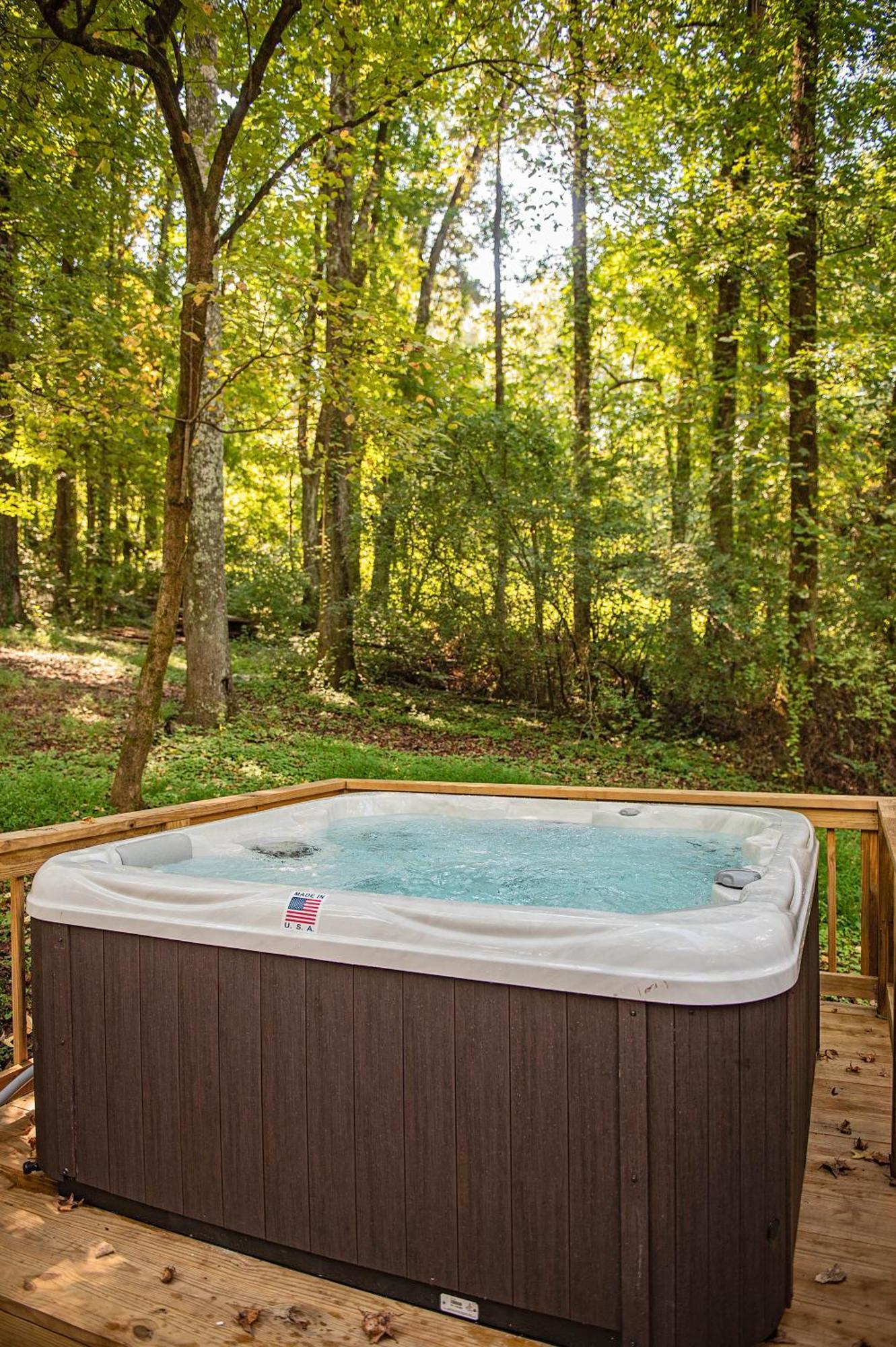 Lena Cabin Wooded Tiny Cabin - Hot Tub Chattanooga Extérieur photo